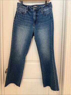 Kut from the Kloth high rise flare crop jeans  (size 12)